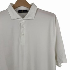 Polo Ralph Lauren Shirt Mens XL White Pro Fit Performance Wicking Polo