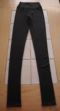 Joah Brown S/M NWOT Ribbed Dark Gray Skinny Workout Leggings 32"