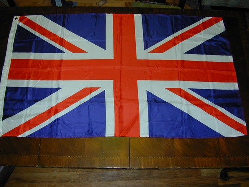 FLAG:United Kingdom Country 59"X34"Blue Red Wall Decor Patriotic Show Your Pride