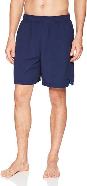 speedo men's solid rally volley 19 inch workout & swim trunks