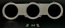 1962 1963 Ford Fairlane 3 Gauge Dash Panel Polished Billet Aluminum Insert