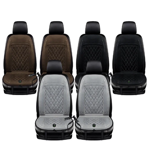 2 Piezas Cojín Calefactor Asiento Coche Cojín Calefactable con 12V para Calefacción Asiento Coche - Imagen 17 de 20