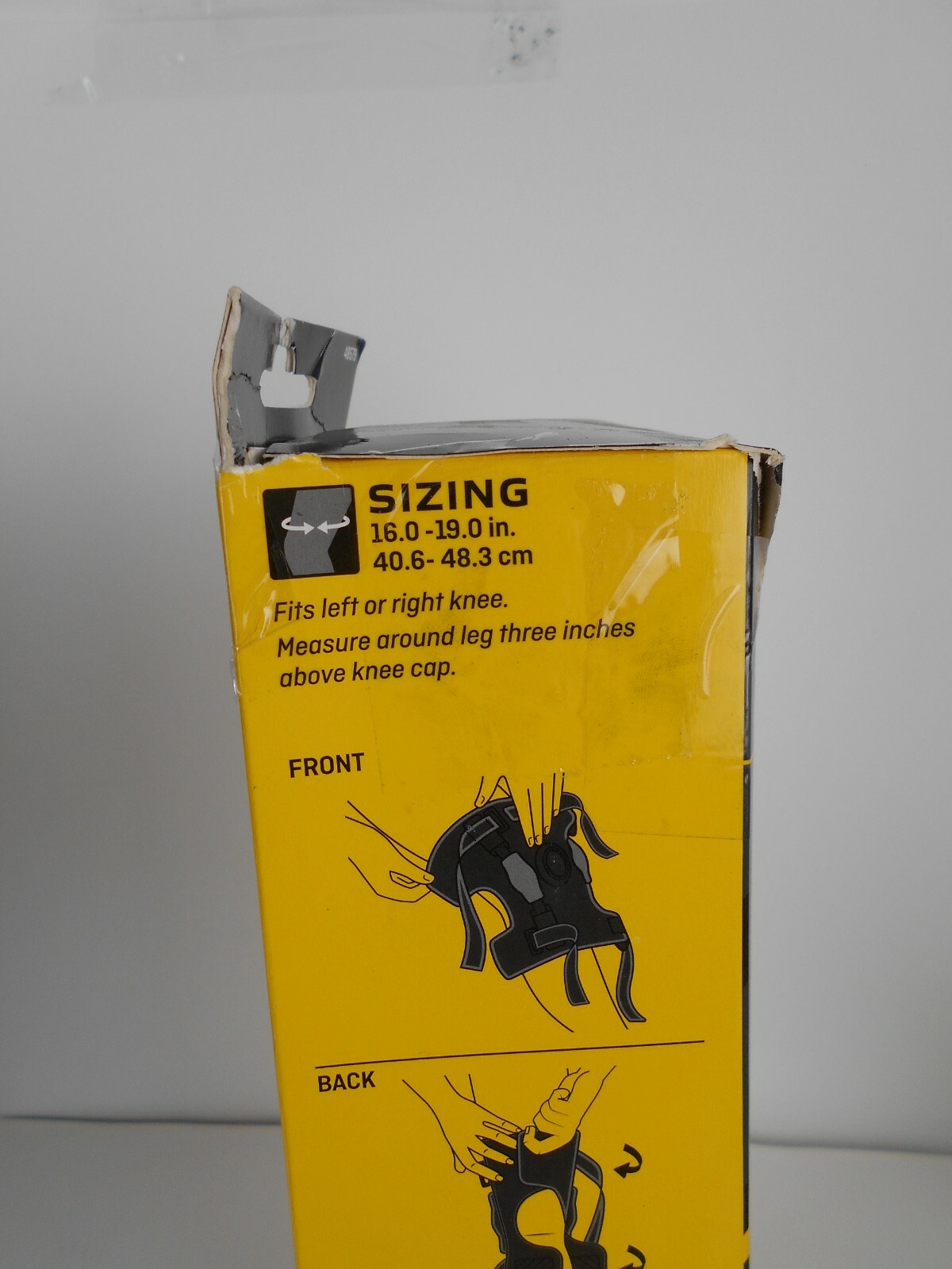 3M Futuro Knee Hinged Brace Black Firm Support Adjustable Size