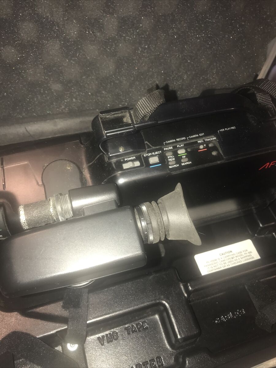 Panasonic OmniMovie VHS HQ AFx6 Camcorder - UNTESTED- READ Panasonic OmniMovie VHS HQ AFx6 Camcorder - UNTESTED- READ