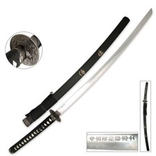 Last Samurai Spirit Katana Sword with Scabbard   Carbon Steel   41 1 4  Length