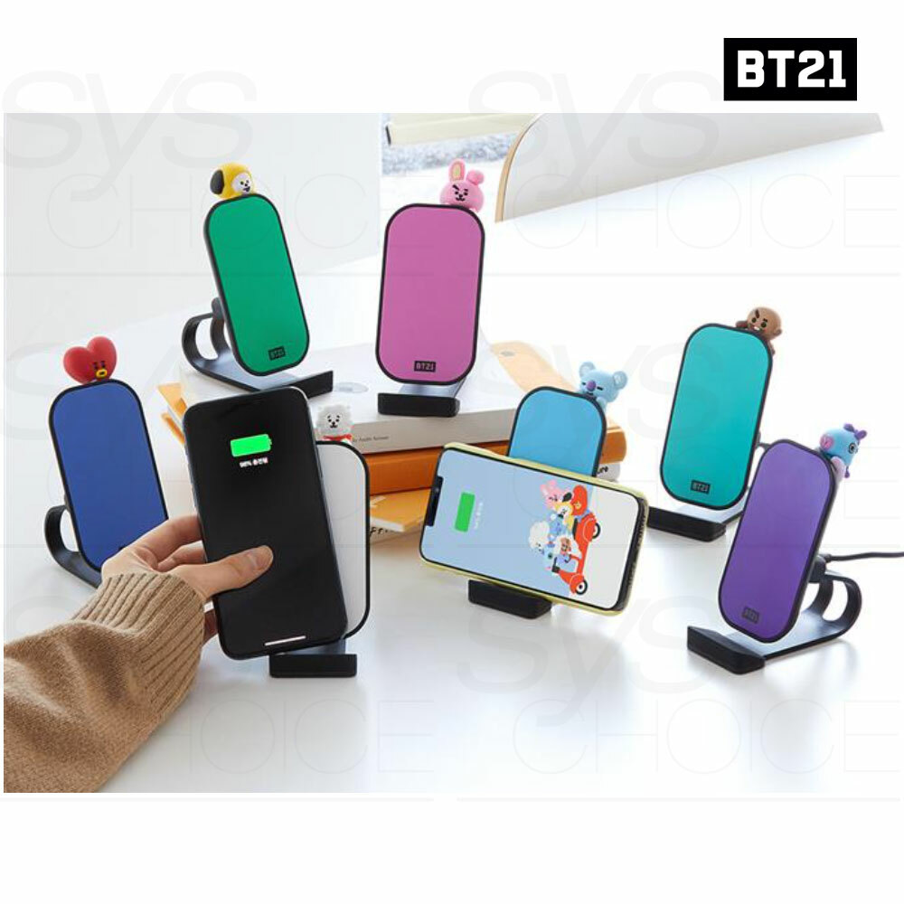 BTS BT21 Official Authentic Goods Desk Fast Wireless Charging