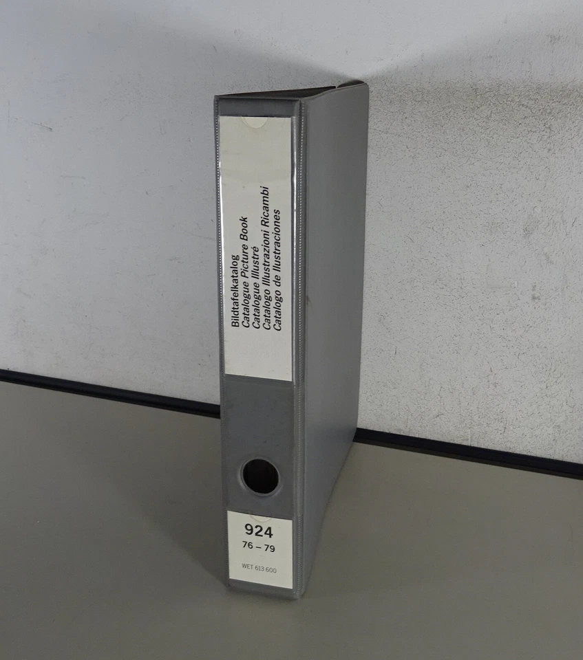 Originale Catalogo Immagini/Catalogo Ricambi per Porsche 924 + 924 Turbo Stand - Immagine 3 di 4