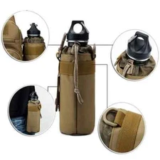 Tactical Molle Water Bottle Pouch Belt Bag Military Hiking Camping Bottle Holder
