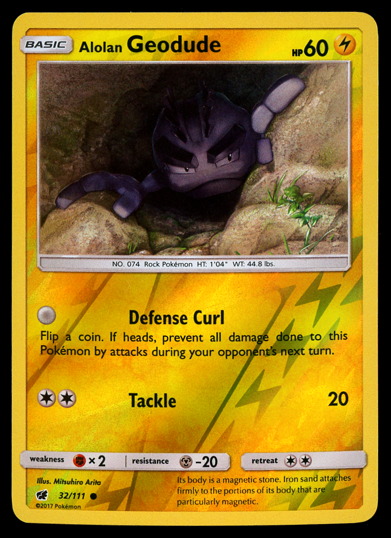 alolan geodude pokemon card - Sun & Moon - Team Up - - 35/181 Pokmon Hit Points60 HP Form Pokemon Single Card SUN AND