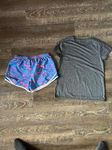 Youth Large Gymnastics Shorts and Shirt - Picture 2 of 6