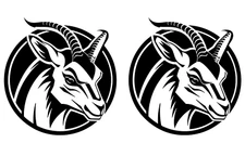 Goat Rendering Vinyl Decal Car Truck Windows Laptop Tablet Notebook Tumbler Mug