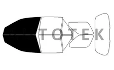 PreCut Film Front Two Door Windows Any Tint Shade For Cadillac SRX 2004-2009