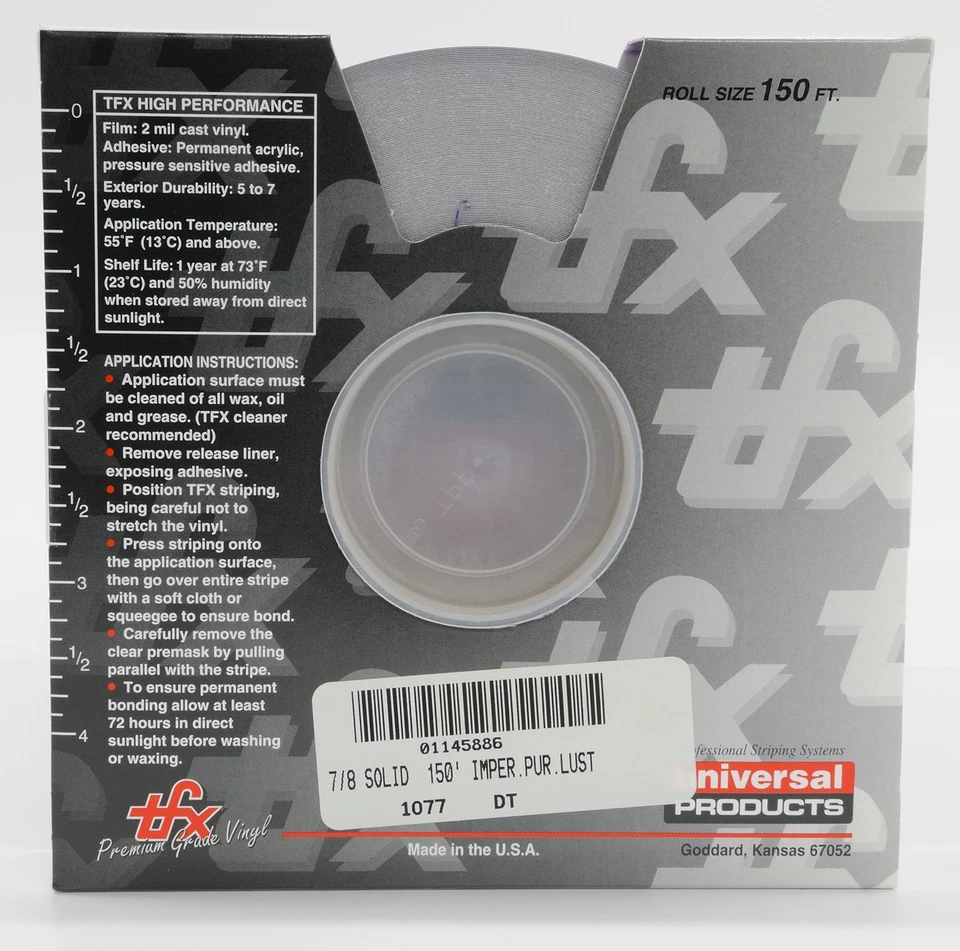 7/8" x 150' Seven Eigths Inch Roll Solid Prem stripe DISCOUNTED - Image 2 of 3