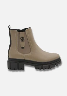 s.Oliver Chelsea Boots Damenschuhe Frauen Freizeit Stiefelette Beige M2540241