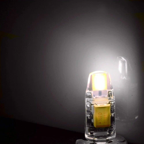 1-10x G4 COB LED 3W5W mini lampadina silice 12V lampadina lampada a innesto lampada - Foto 7 di 24
