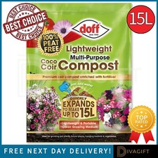 GARDEN COMPOST SOIL MULTI-PURPOSE ORGANIC PEAT FREE MIRACLE GROW LEVINGTON NEW