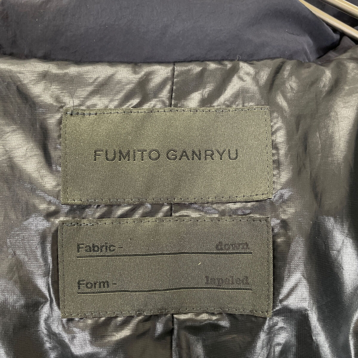 FUMITO GANRYU FU2-JA-06 TLAPAZE LAPEL DOWN JACKET Jacket 2 FUMITO GANRYU FU2-JA-06 TLAPAZE LAPEL DOWN JACKET Jacket 2