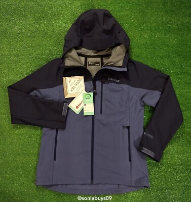 Marmot Women's ROM GORE-TEX INFINIUM Hoodie Jacket, Artic Navy, Size L