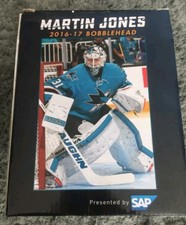 “Game Of Jones”Martin Jones NHL Bobblehead 🦈 🔥🔥 San Jose Sharks