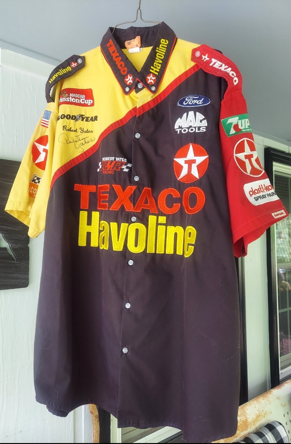 Autographed Robert Yates Texaco Havoline Team Shirt. eBay