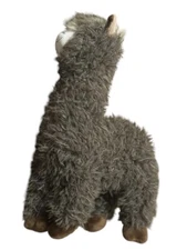 Hugfun Llama Plush Brown Stuffed Animal Soft Toy