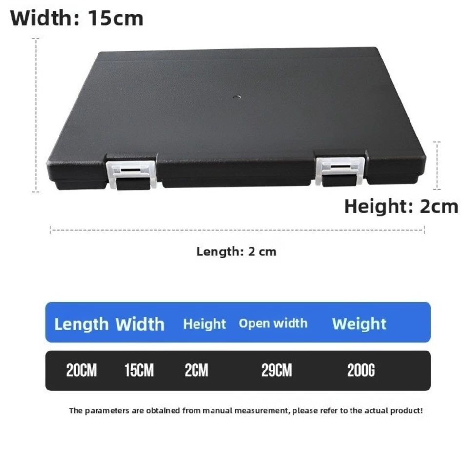 Sequin Design Sequin Bait Box Ultra-Thin Bait Storage Box Lure Storage - Image 2 of 4