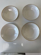 New. Convivial Stoneware Minimal Pasta Bowls.  Set Of 4.