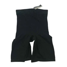 Intiwear Women's Black Seamless High Waisted Body Shaper Shorts Size 2X