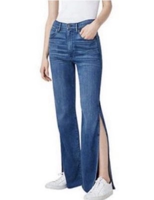 3X1 Adeline Split Flare High Rise Jeans Size Size 31