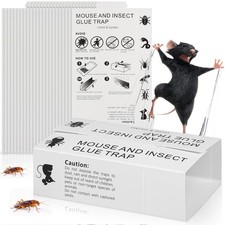 36Pack Mouse Insect Traps Indoor for Home - Glue Traps for Mice Roach Ant S...