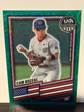2026 Panini Stars and Stripes Cam Kozeal green scope prizm 12/99