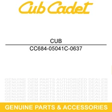 CUB CADET 684-05041C-0637 Black Drive Frame Housing 3X 30" HD Snow Throwers