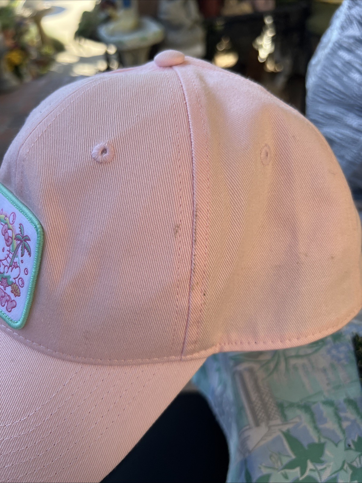 HELLO KITTY Pink Adjustable Baseball Cap - image 3