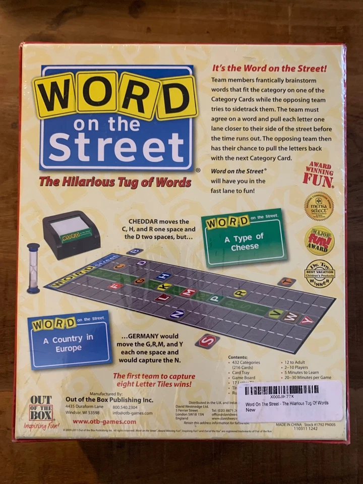 Word on the Street Game - Out of the Box 2009 - Brand New - Image 2 of 4
