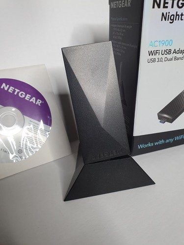 Netgear Nighthawk AC1900 Wi-Fi USB 3.0 Adapter With STAND & DISK - Afbeelding 2 van 13