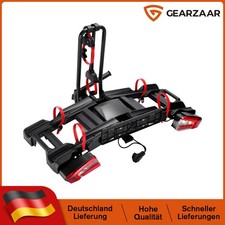 Kupplungs-Fahrradträger für 2 Fahrräder / E-Bikes Schnellspannsicherung Schwarz