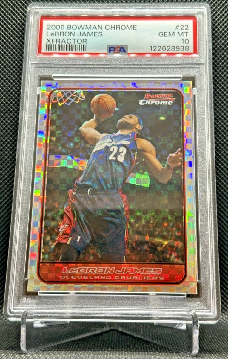 Bowman LeBron James 10 Graded Basketball Sports Trading Cards