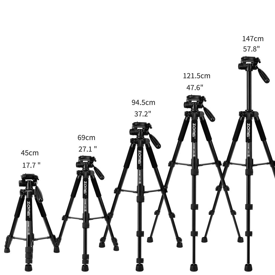 ZOMEi Digital SLR Camera Tripod Monopod 2 in 1 Travel Portable Tripod for Canon - Image 4 of 4