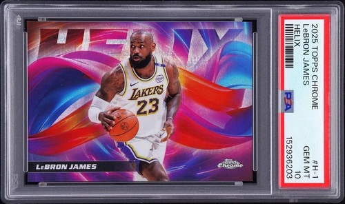 2025 Topps Chrome LeBron James Base (PSA 10)