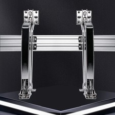 Steel Lateral Door Hinge Set for Cabinets with 180 Degree Parallel Opening