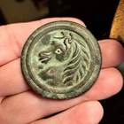 Original Civil War Cavalry Horse Rosett Buckle, dug Confederate camp Virginia