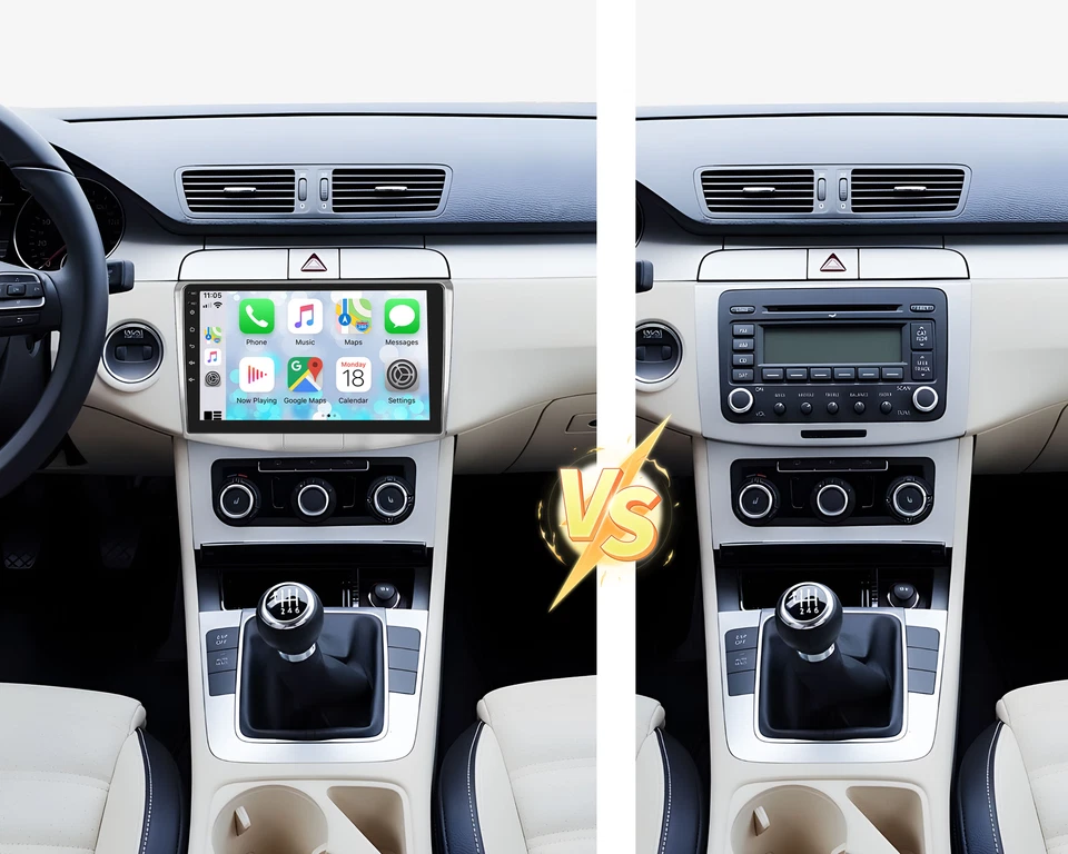 DAB+ Android 15 Apple Carplay Autoradio GPS Navi Für VW Magotan Passat CC B6 B7 - Bild 2 von 4