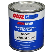 Awlgrip Topcoat Premium Polyester Urethane Medium Gray Quart G1007 /1QTUS