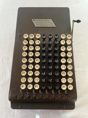 #ad #ad 1920s Felt amp; Tarrant Comptometer Adding Machine Great Working Condition $90.00
