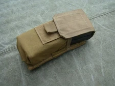 USMC Coyote MOLLE II Single/Double Mag Pouch VG w/ removed elastic straps