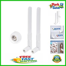8dBi Dual Band WiFi Antenna 2-Pack, RP-SMA Male, for Enhanced Signal Strength
