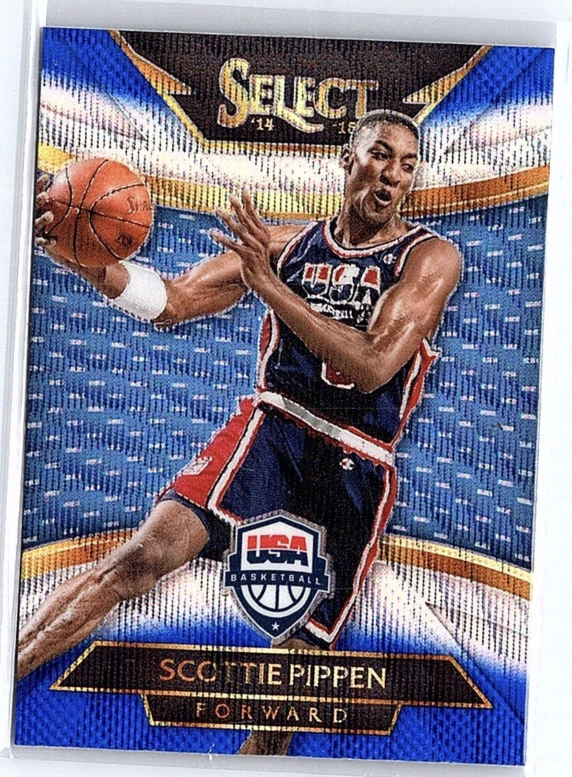 Panini Scottie Pippen Basketball Autographed Sports Trading Cards
