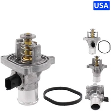 Engine Coolant Thermostat Housing Assembly w/Gasket for Chevy Models 2009-2015