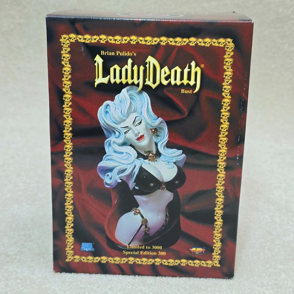Lady Death 2001 Brian Pulido Mini-Bust Special Ed Limited/300 Chaos! Comics - Image 3 of 4