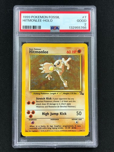 Hitmonlee (Unlimited) graded PSA 2 for sale on eBay